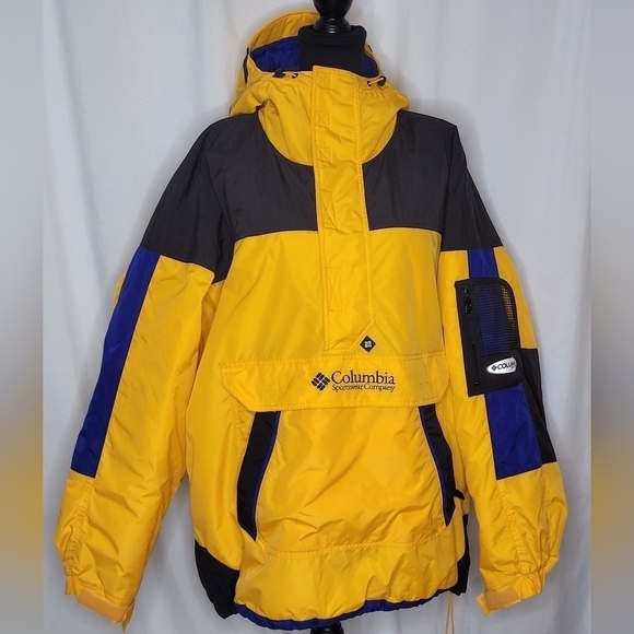 Columbia Challenger Vintage Men's Insulated Pullover Anorak Jacket - Size L - Picture 1 of 13